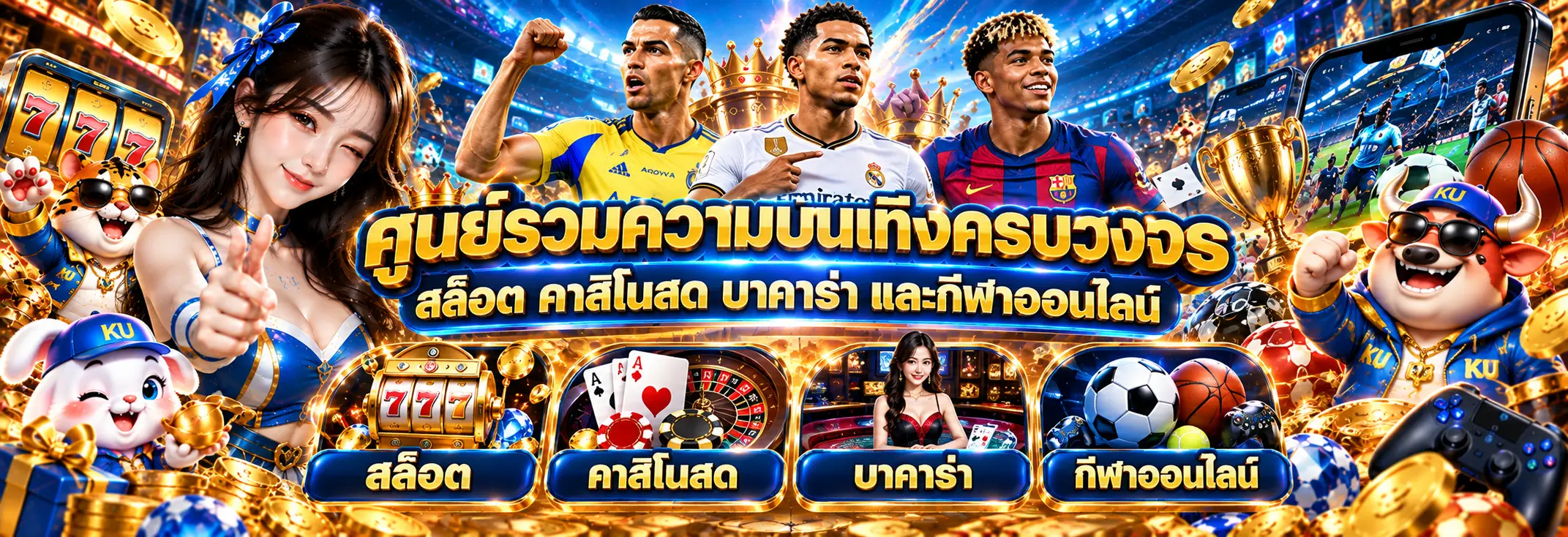 KUBET สล็อตออนไลน์ คาสิโนสด บาคาร่า และเดิมพันกีฬาออนไลน์