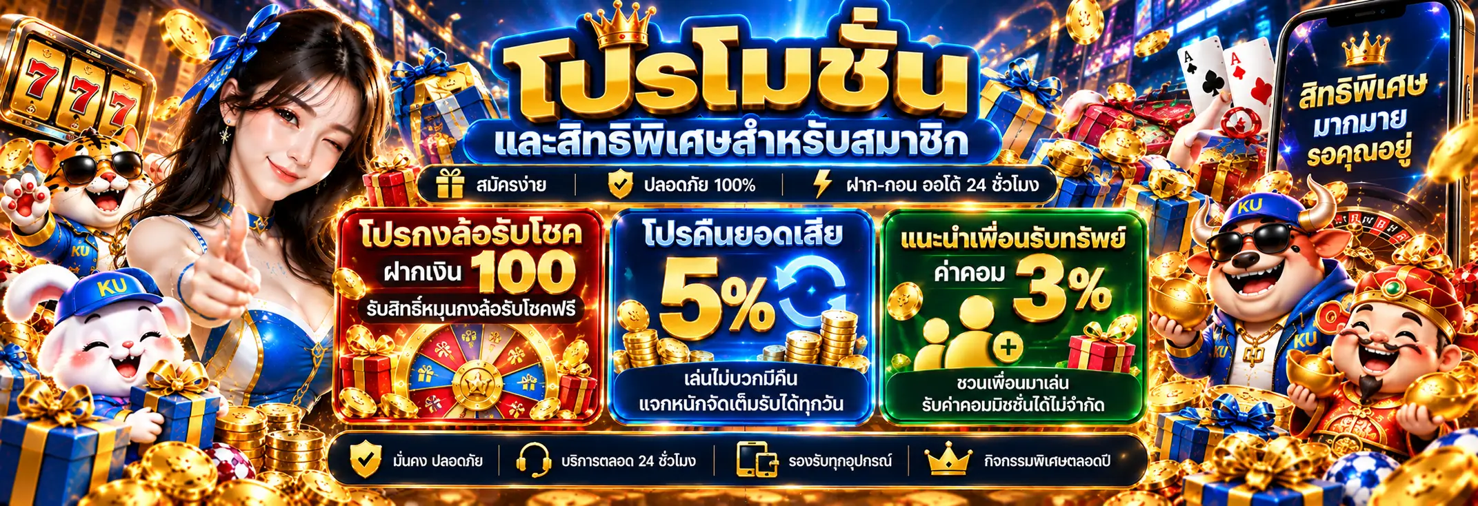 โปรโมชั่น KUBET สำหรับสมาชิกใหม่และสมาชิกปัจจุบัน